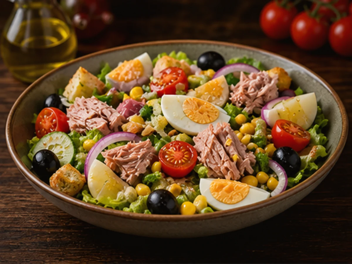 Niçoise - plat du restaurant italien LE 55 à Suresnes