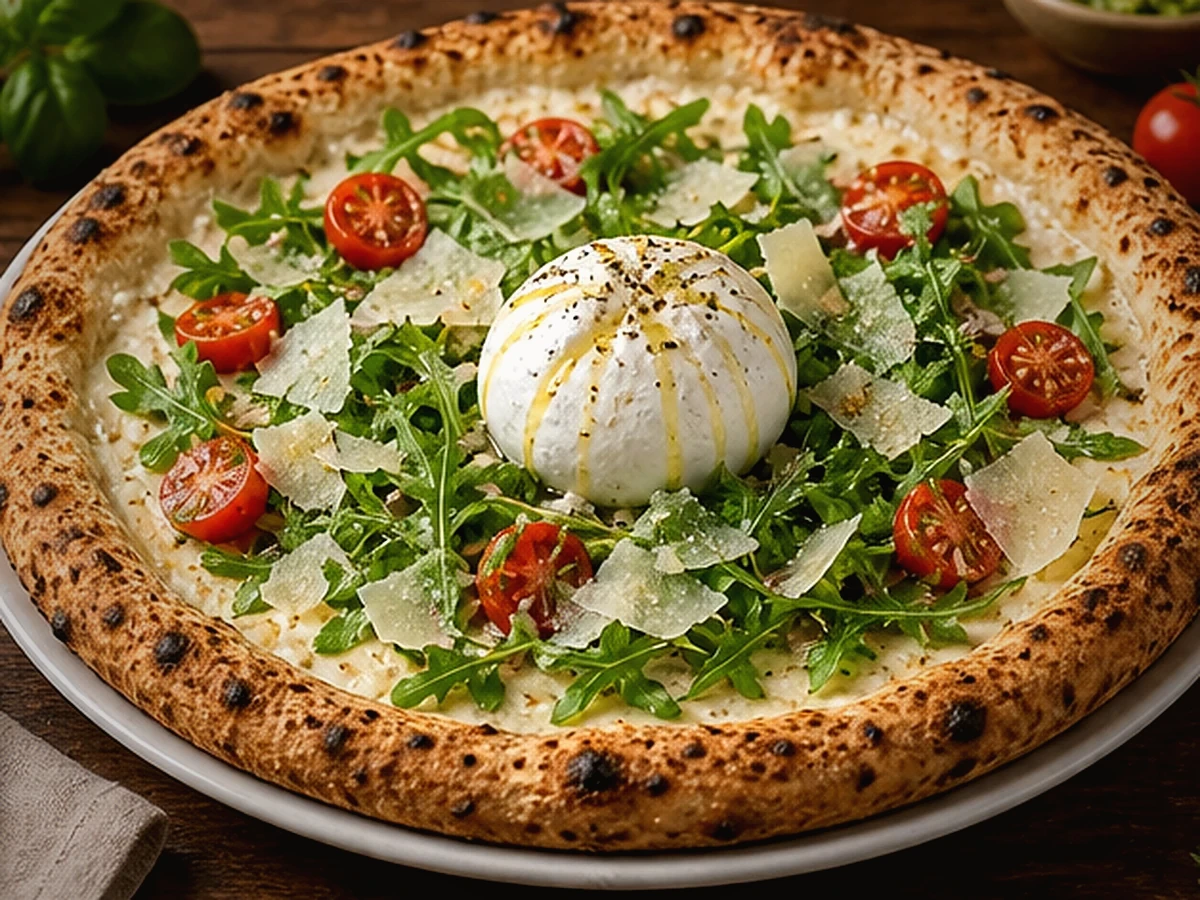 Burrata à l'italienne - plat du restaurant italien LE 55 à Suresnes
